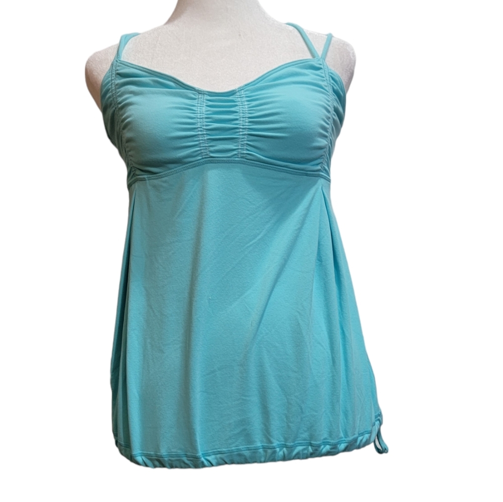 Lululemon Athletica aqua tank top size 8